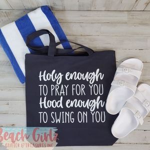 100% Cotton tote-  Color is Navy